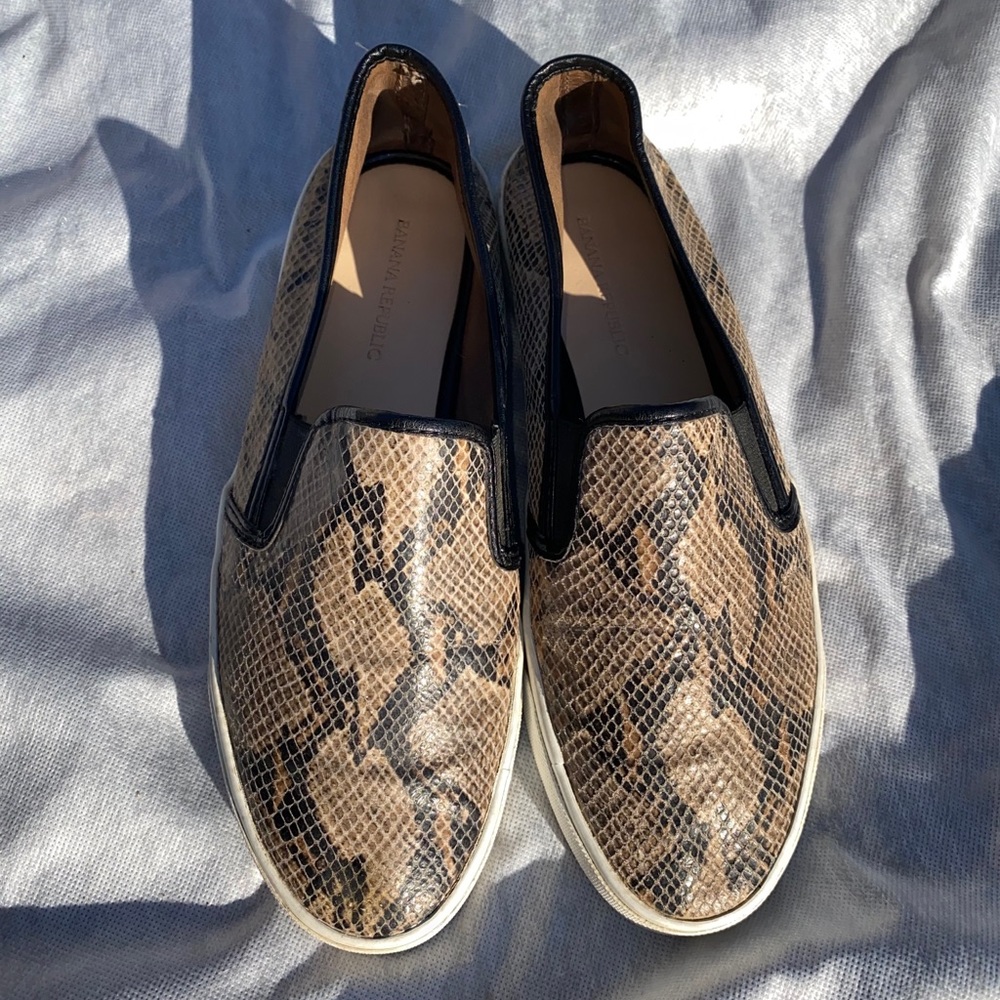 COPY - COPY - Faux snakeskin, slip on shoes